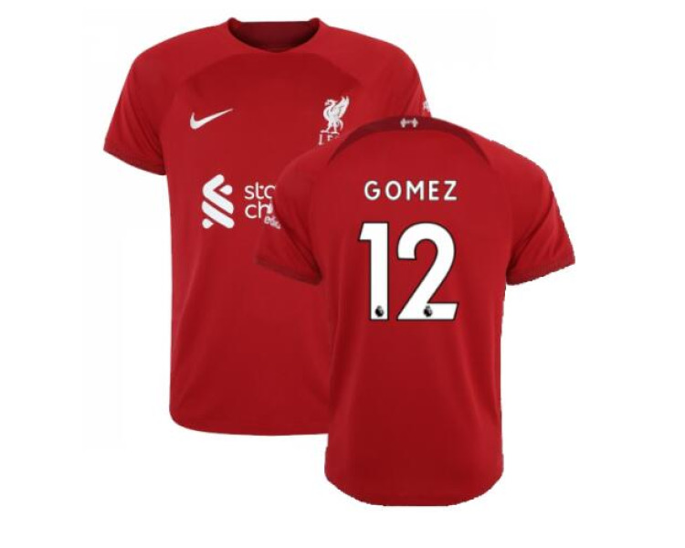 2022/23 Liverpool Home Gomez 12 Authentic Red Jersey 2022/23 Liverpool Home Gomez 12 Authentic Red Jersey