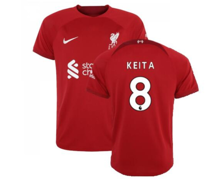 Women 2022/23 Liverpool Home Keita 8 Authentic Red Jersey Women 2022/23 Liverpool Home Keita 8 Authentic Red Jersey