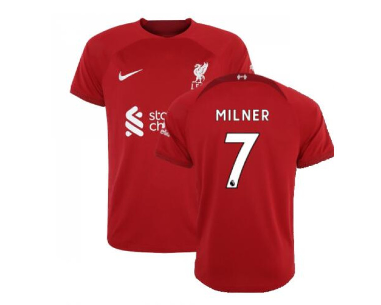 Women 2022/23 Liverpool Home MILNER 7 Authentic Red Jersey Women 2022/23 Liverpool Home MILNER 7 Authentic Red Jersey