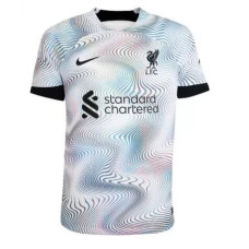 CUSTOM 2022/23 Liverpool Away Authentic White/Black Jersey CUSTOM 2022/23 Liverpool Away Authentic White/Black Jersey
