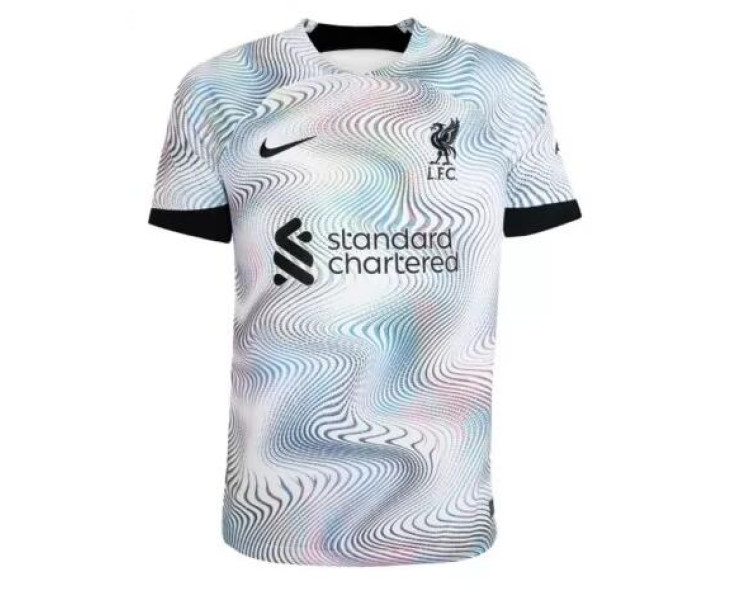 CUSTOM 2022/23 Liverpool Away Replica White/Black Jersey CUSTOM 2022/23 Liverpool Away Replica White/Black Jersey