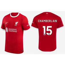Youth 2023-24 liverpool CHAMBERLAIN - 15 Home Red Authentic Jersey