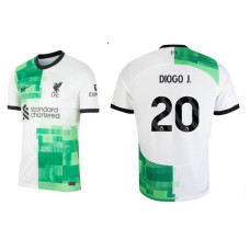 Youth 2023-24 liverpool DIOGO J. - 20 Away White Authentic Jersey