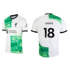 Women 2023-24 liverpool GAKPO - 18 Away White Authentic Jersey