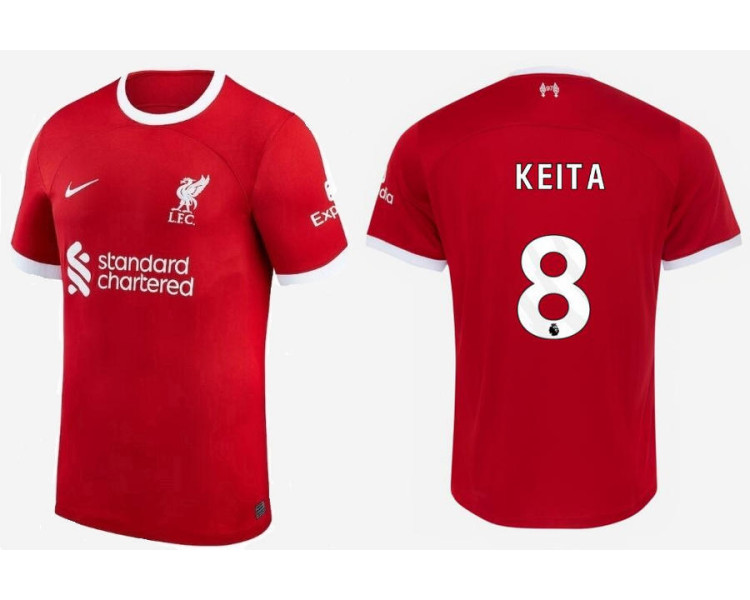 2023-24 liverpool KEITA - 8 Home Red Replica Jersey 2023-24 liverpool KEITA - 8 Home Red Replica Jersey