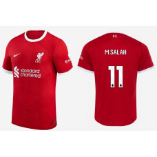 Youth 2023-24 liverpool M.SALAH - 11 Home Red Authentic Jersey
