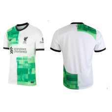 Youth CUSTOM 2023-24 liverpool Away White Authentic Jersey
