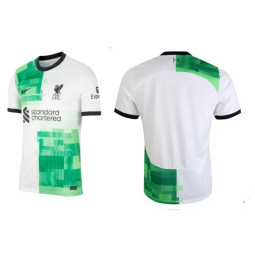 Youth CUSTOM 2023-24 liverpool Away White Authentic Jersey