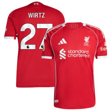 2025-2026 Liverpool Florian Wirtz 27 Authentic Red Home Jersey 2025-2026 Liverpool Florian Wirtz 27 Authentic Red Home Jersey