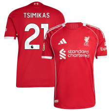 2025-2026 Liverpool Konstantinos Tsimikas 21 Authentic Red Home Jersey 2025-2026 Liverpool Konstantinos Tsimikas 21 Authentic Red Home Jersey